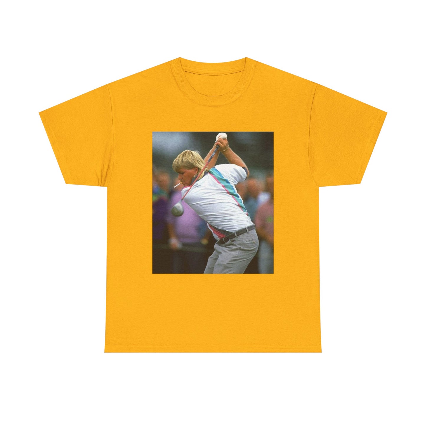 John Daly TShirt Masters golf club Tiger woods Vintage Unisex Heavy Cotton Tee