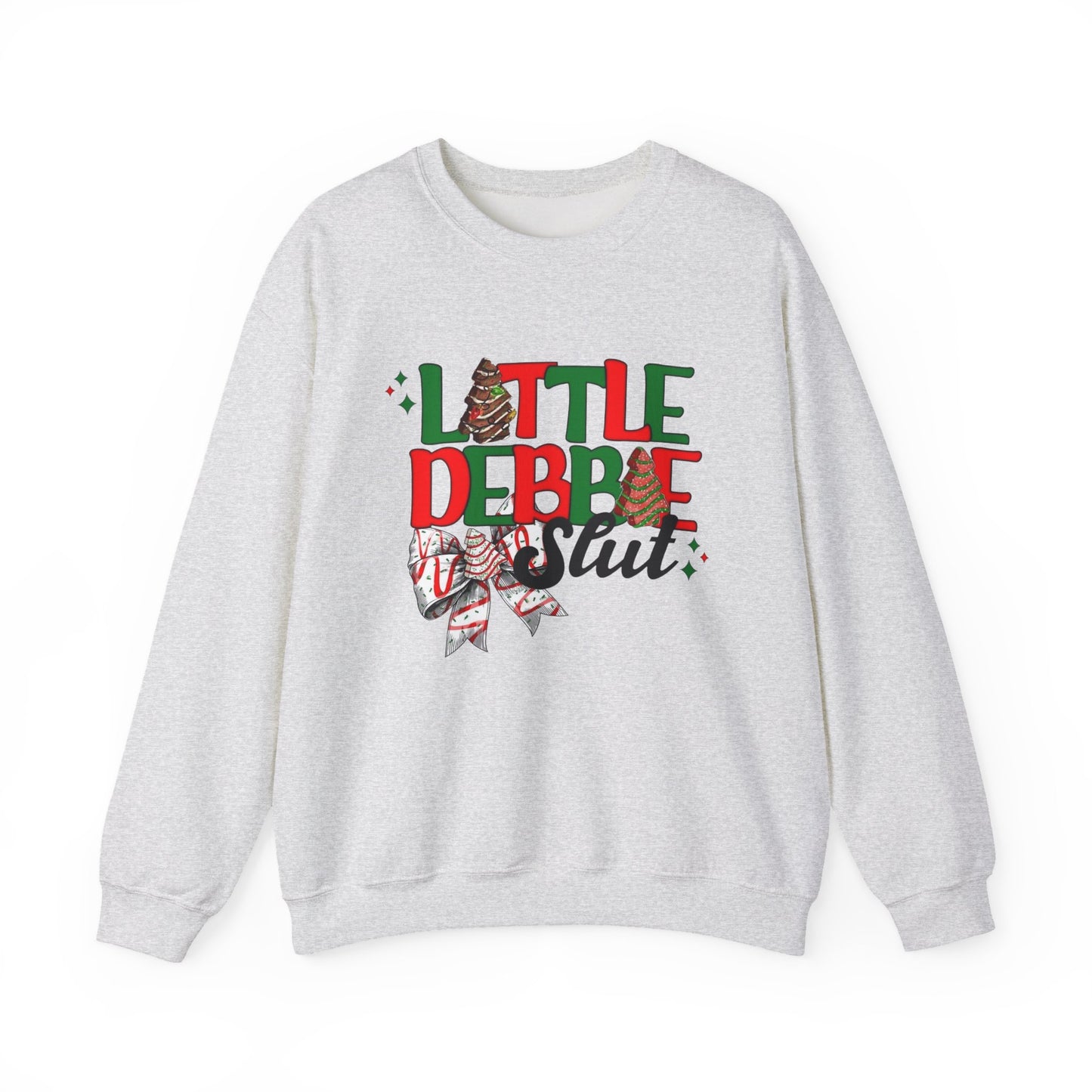 Little Debbie Slut Funny Christmas Sweater NEW Heavy Blend™ Crewneck Sweatshirt