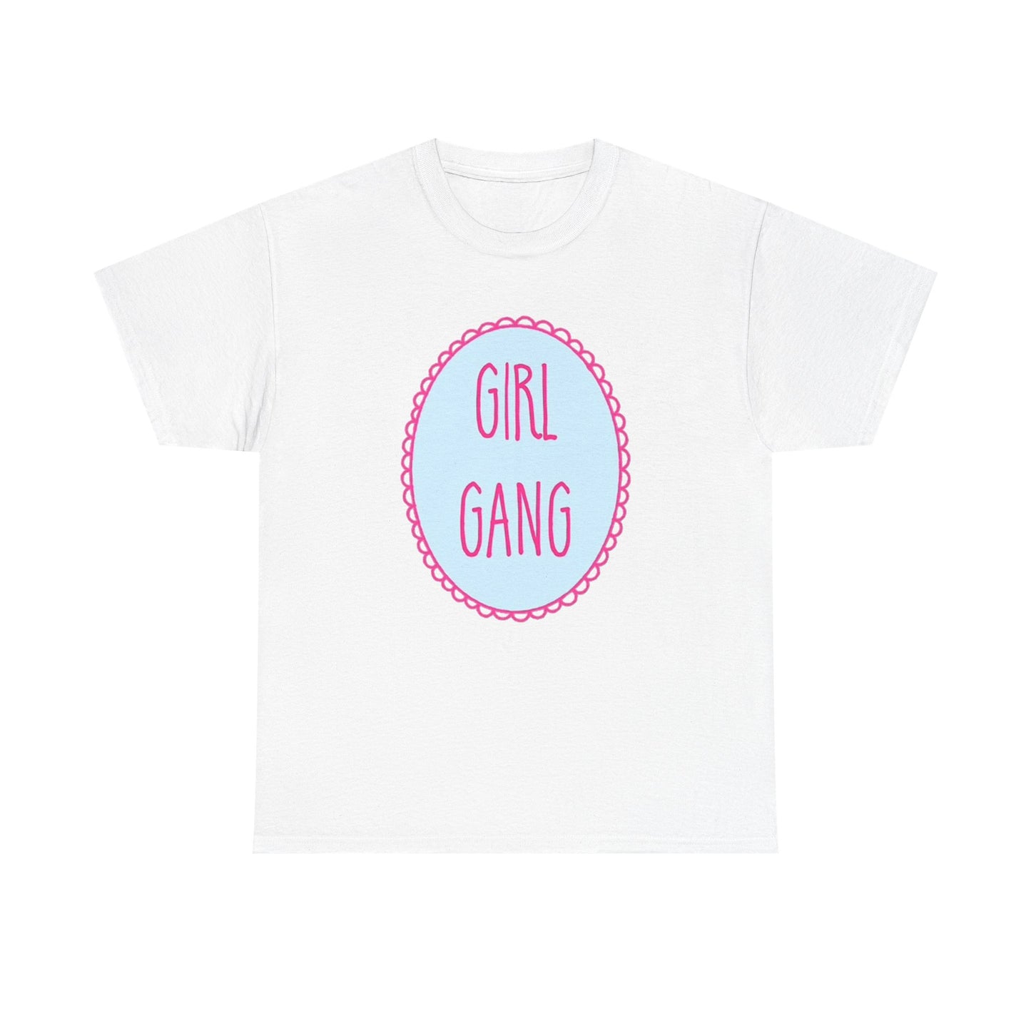 Girl Gang T Shirt Baby Shower Reveal Graphic Unisex Heavy Cotton Tee