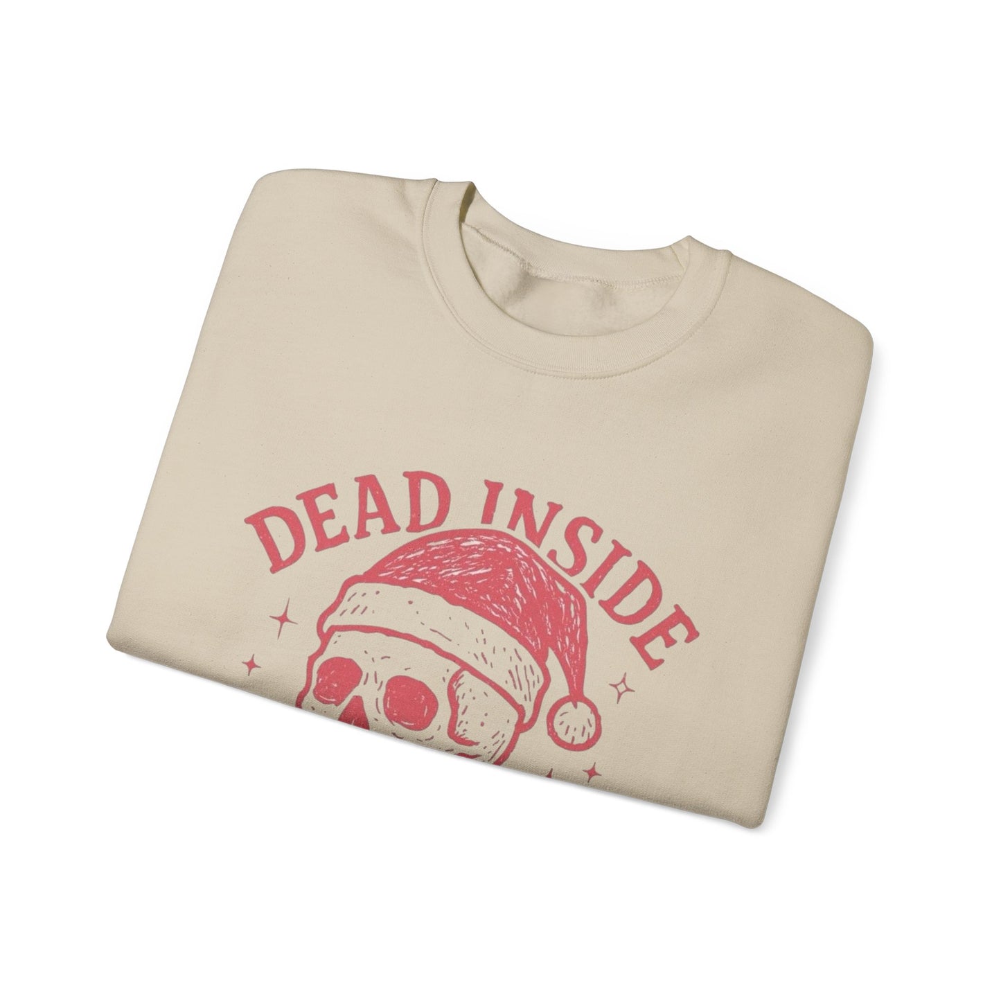Dead Inside But Jolly AF Christmas Sweater NEW Heavy Blend™ Crewneck Sweatshirt