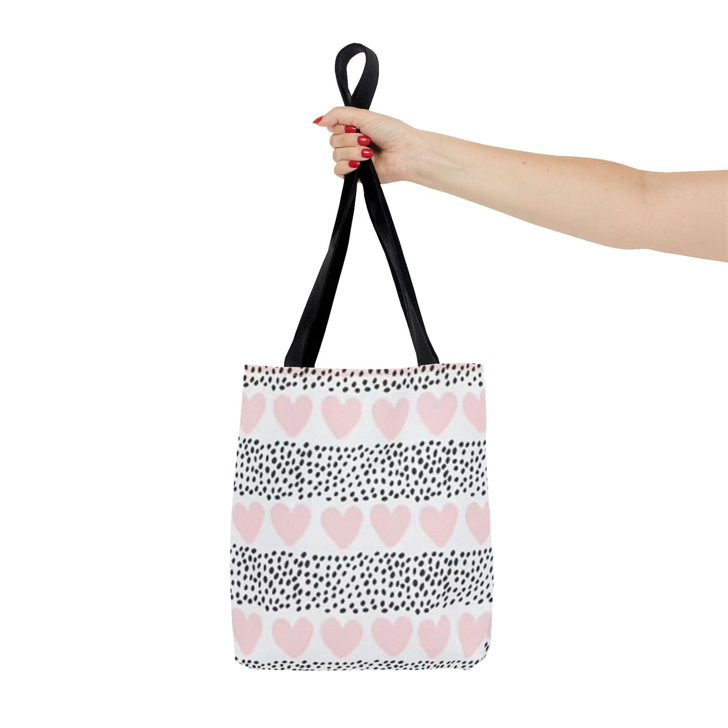 Pink Hearts Brand New Tote Bag (AOP)