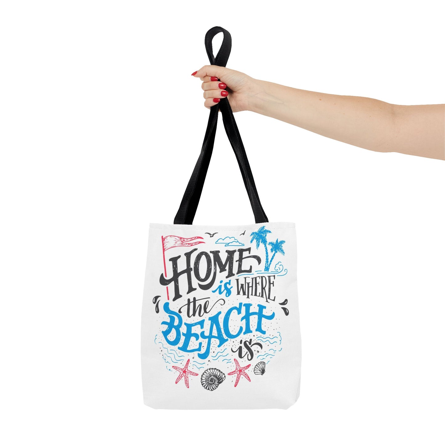 Home Is Where The Beach Is BRAND NEW Modern Purse - Pocketbook - Travel Tote Bag