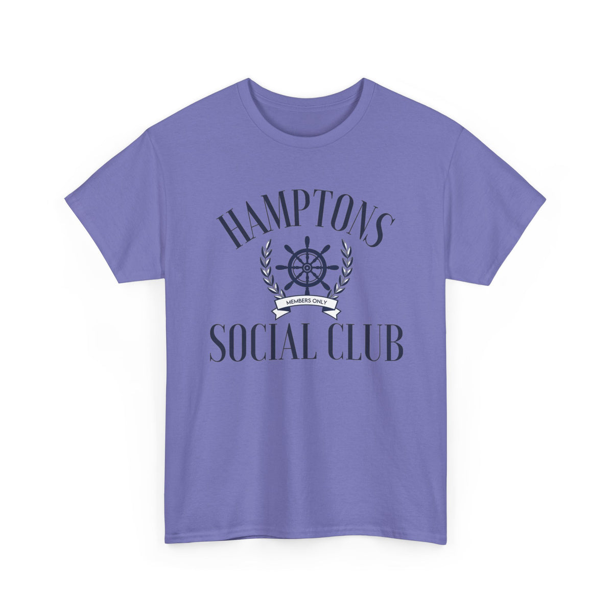 Hampton's Social Club Graphic T Shirt Men's Vintage Heavy Cotton Tee