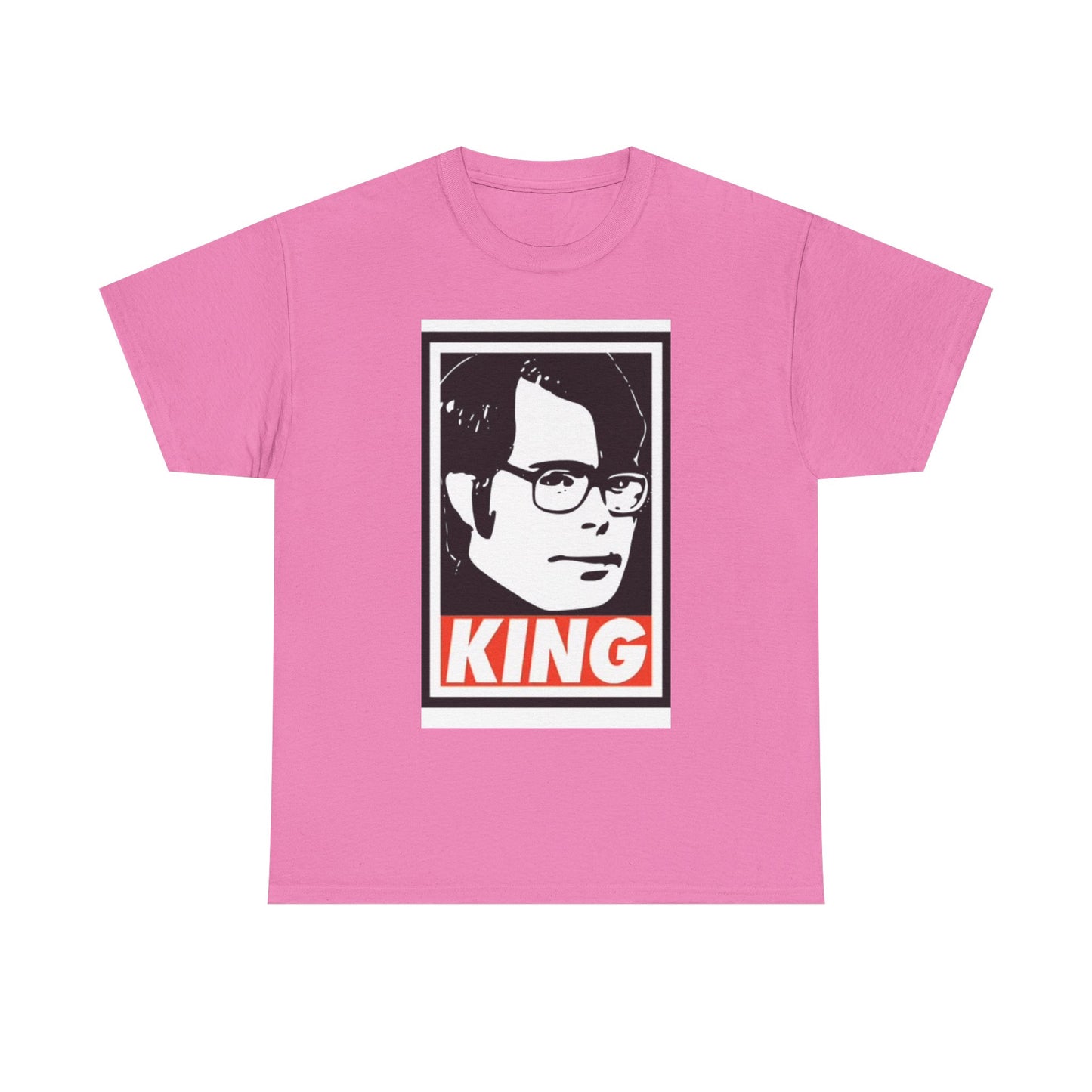 Stephen King Shirt Retro Poster Horror Funny Gift Scary Unisex Heavy Cotton Tee