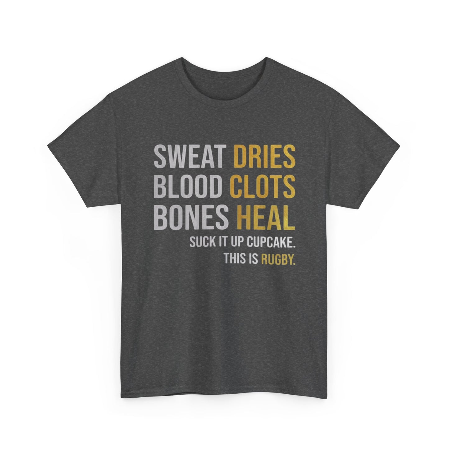 Rugby Graphic T Shirt Funny Football Club Sports Unisex Heavy Cotton Tee