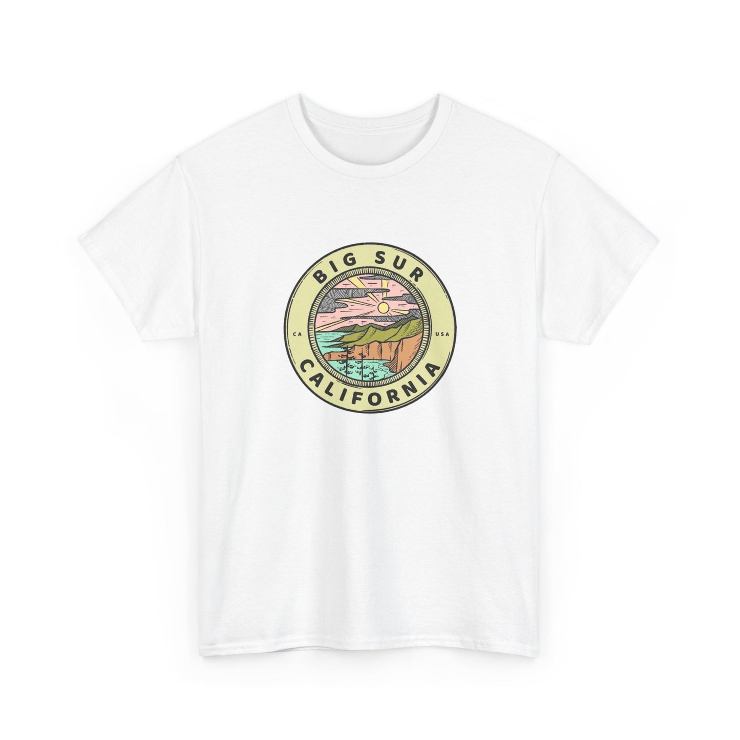Big Sur California Graphic T Shirt NEW Adult Tee