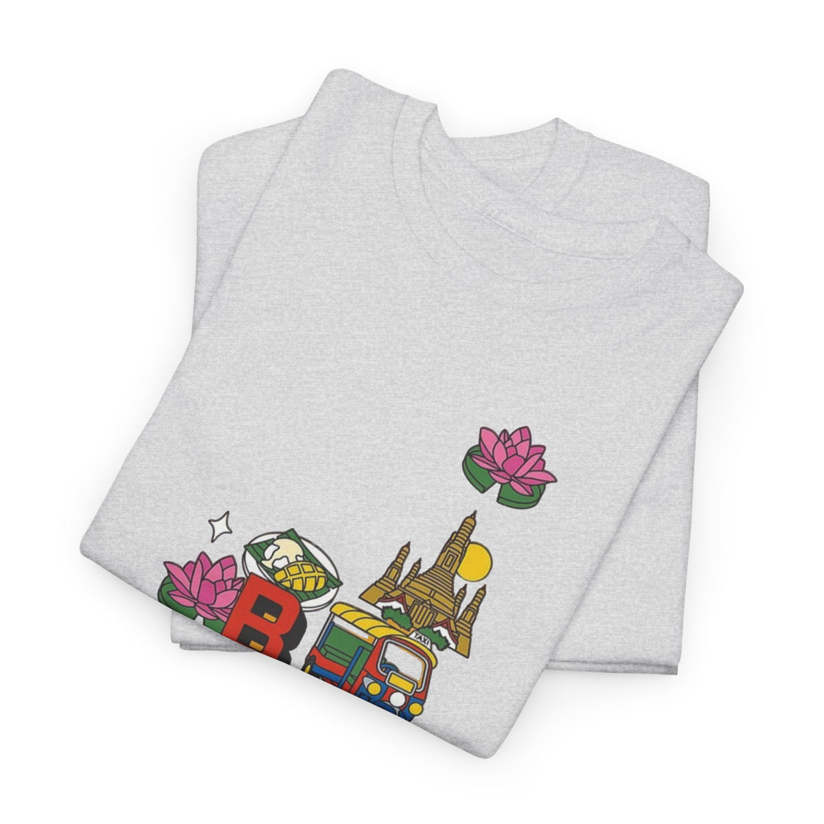 Bangkok Thailand Travel Collage T-Shirt Men's Graphic Tee