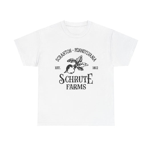 Schrute Farms Graphic T Shirt The Office Unisex Heavy Cotton Tee