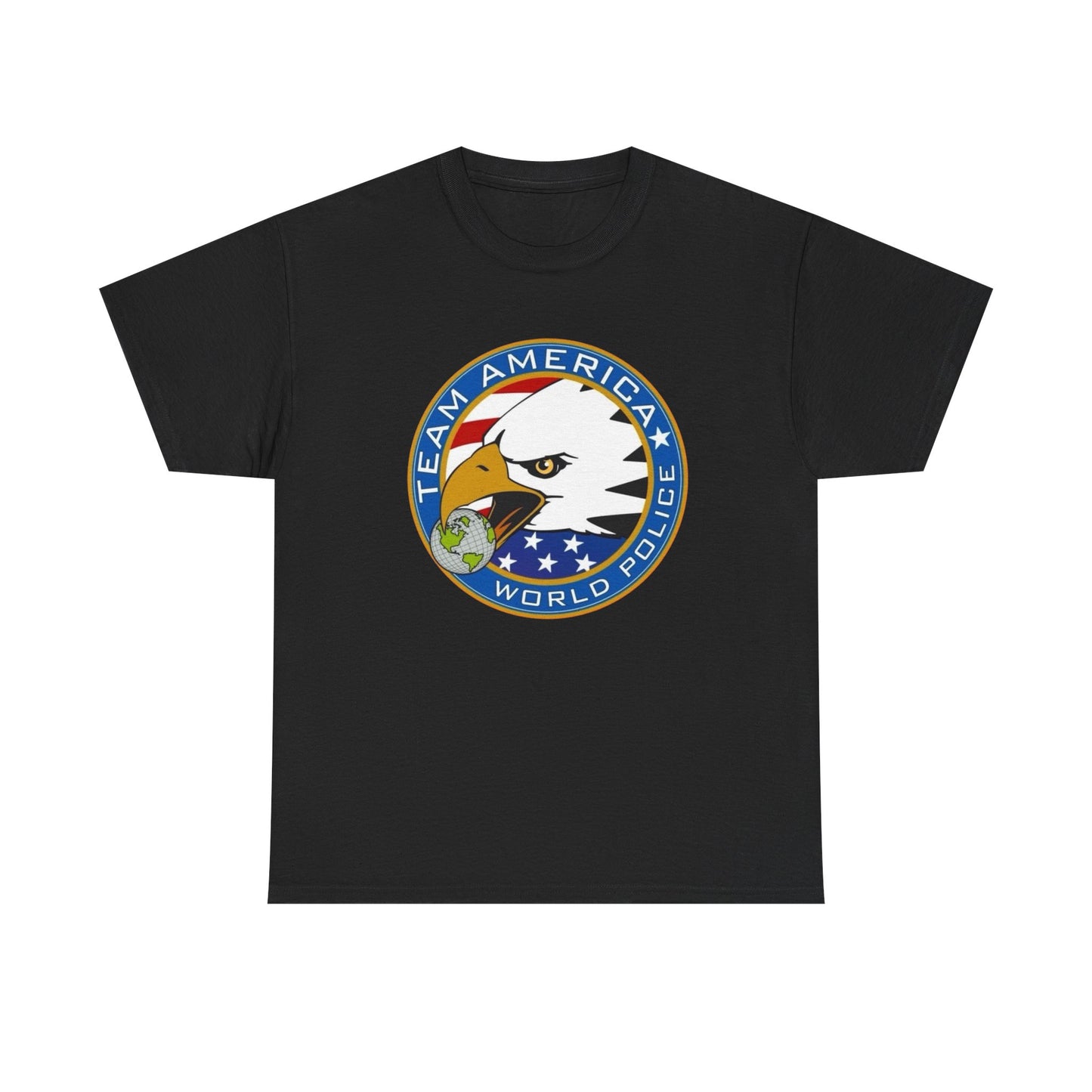 Team America World Police Graphic T Shirt NEW Unisex Heavy Cotton Tee