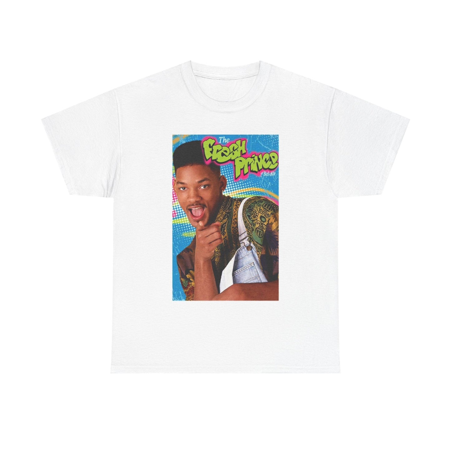 The fresh Prince Of Bel Air Tshirt Retro 90s Poster Tv Unisex Heavy Cotton Tee