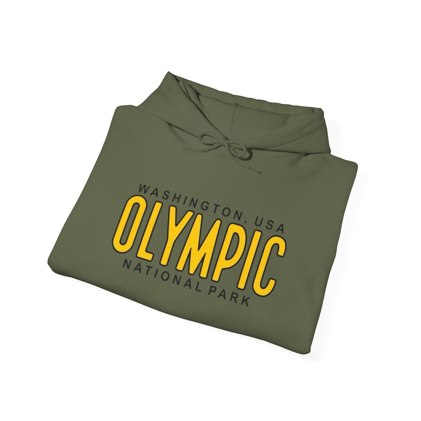 Olympic Washington National Park Graphic Hoodie NEW Heavy Hooded Sweatshirt