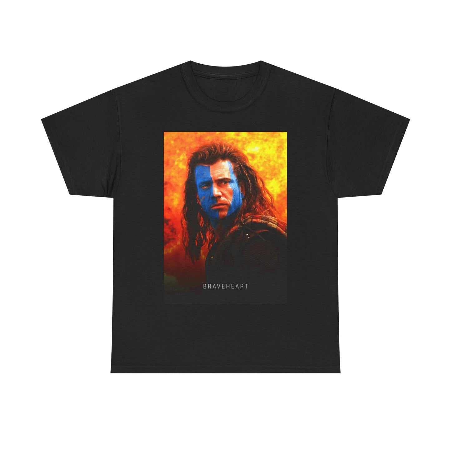BraveHeart Tshirt Vintage Movie Mel gibson Retro Unisex Heavy Cotton Tee
