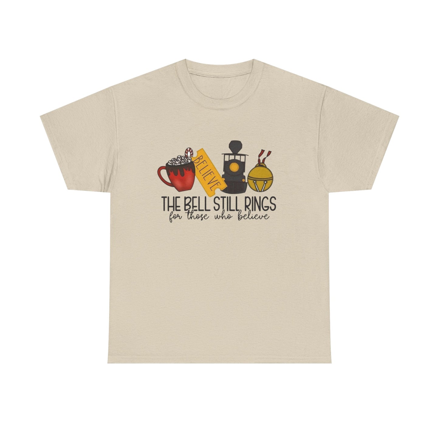 The Christmas Bell Still Rings Holidays Graphic T Shirt NEW Unisex Heavy Cotton