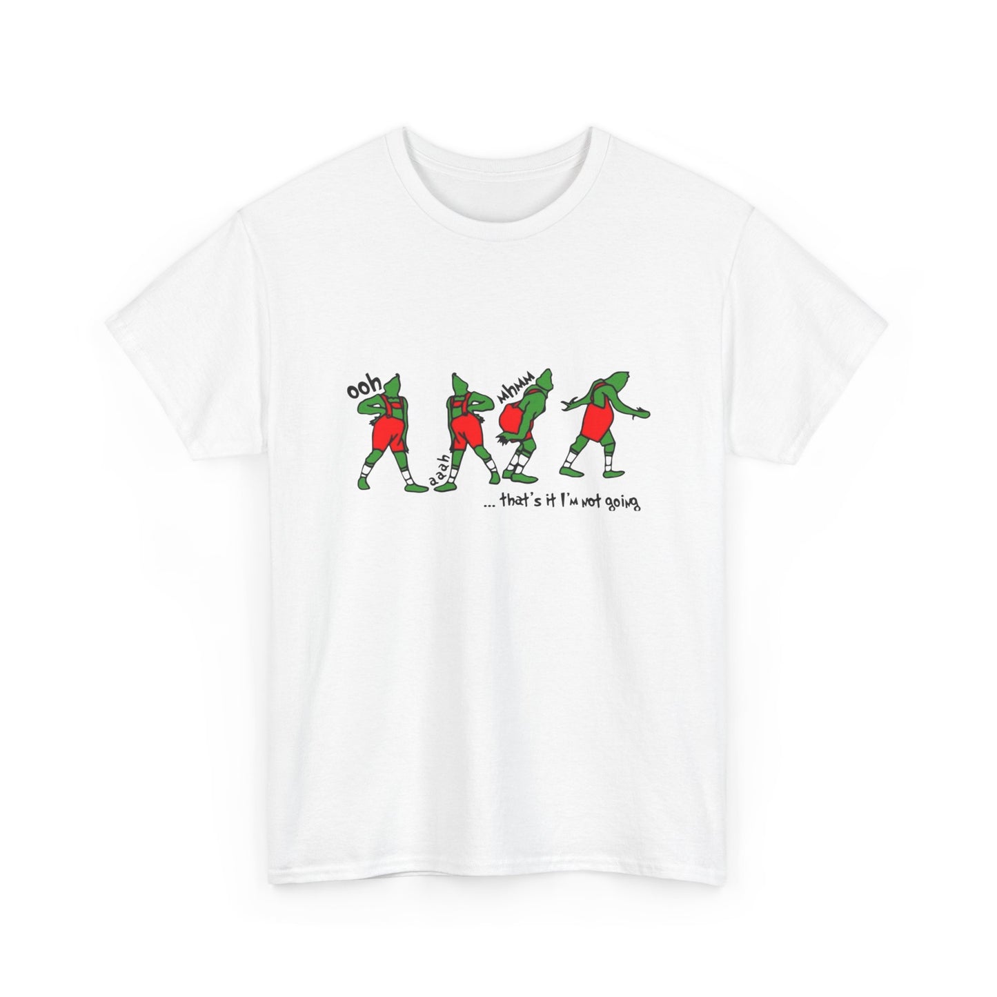 Funny Grinch Retro Christmas Jokes Graphic T Shirt Unisex NEW Heavy Cotton Tee