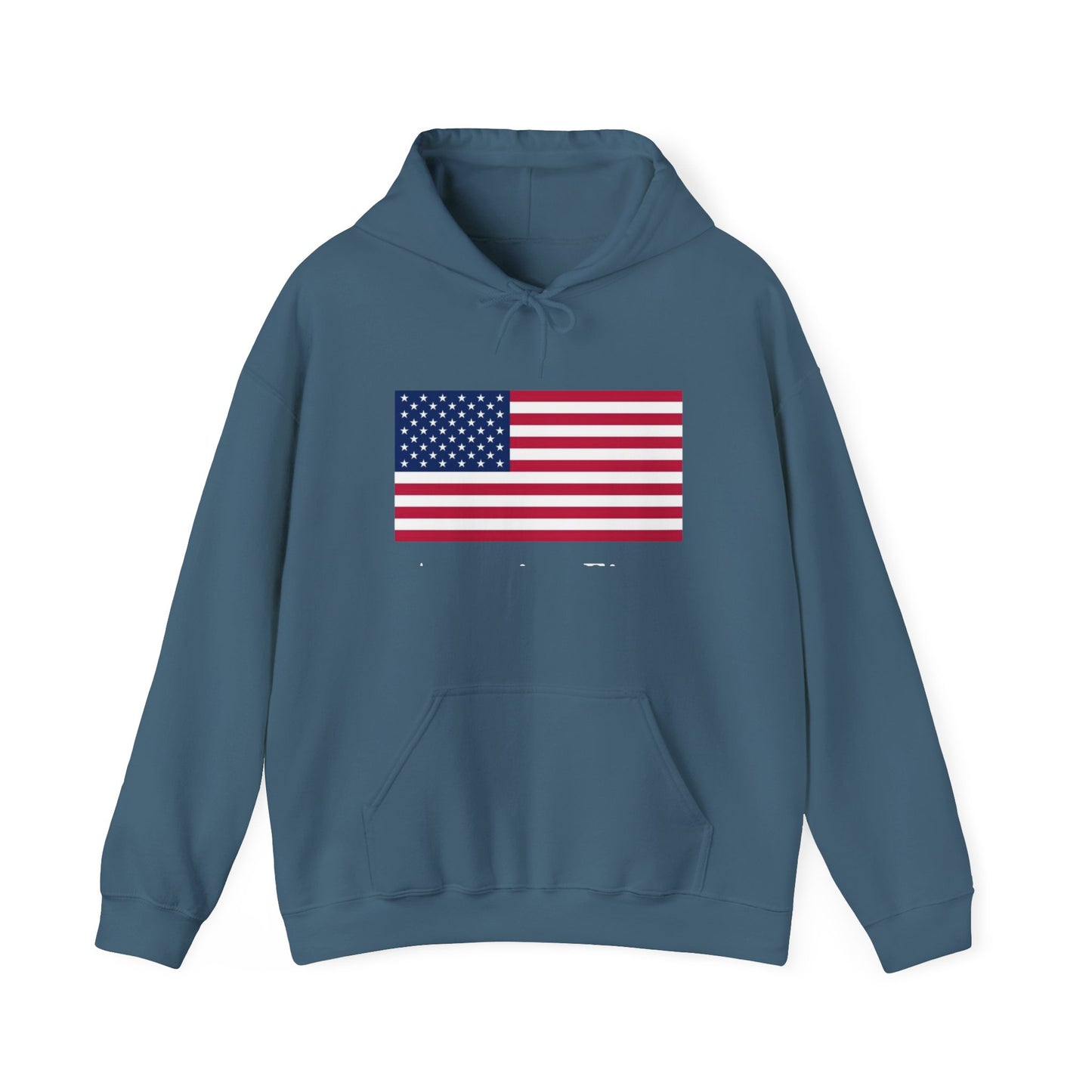 American Flag Graphic Hoodie NEW ADULT Unisex Heavy Blend™ Hooded Sweatshirt