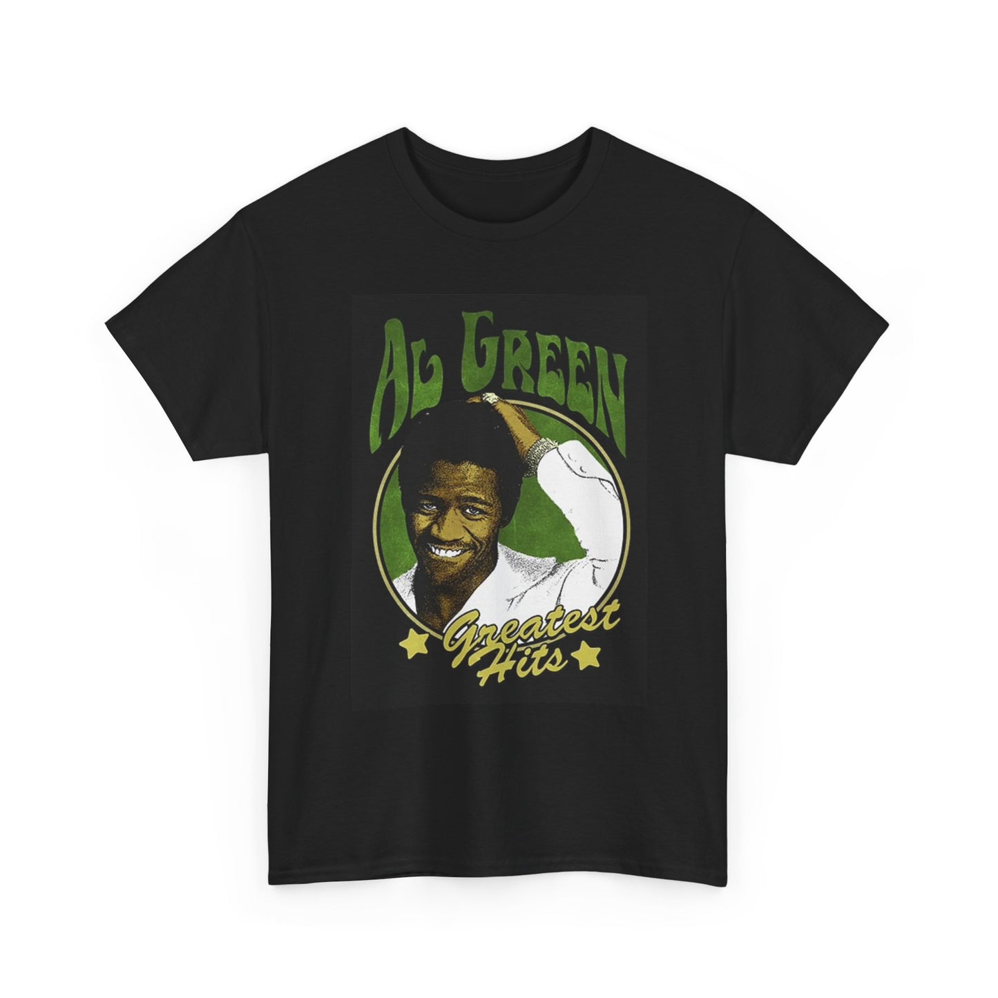 Al Green T Shirt Vintage Greatest Hits Album Unisex Heavy Cotton Tee