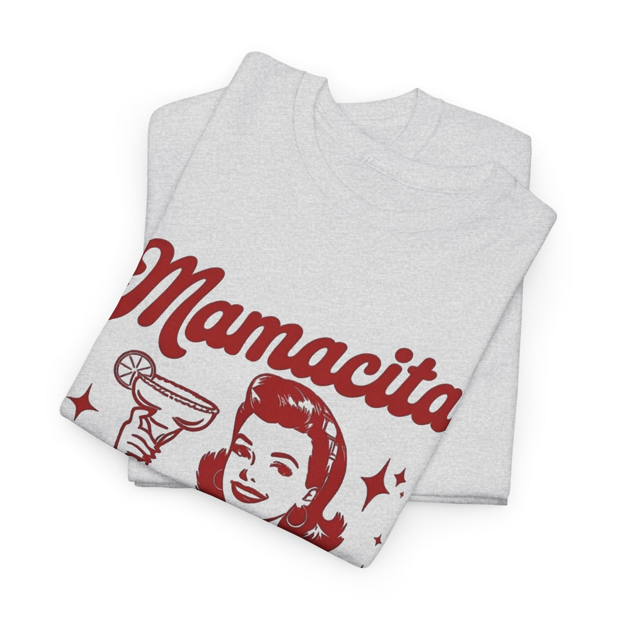 Mamacita Needs a Margarita Retro Cocktail Graphic T-Shirt