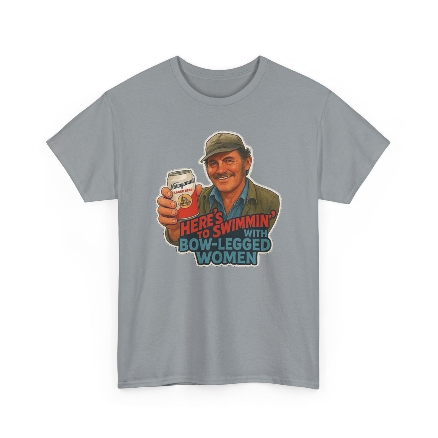 Jaws Movie Funny Retro Graphic T Shirt NEW Unisex Heavy Cotton Tee