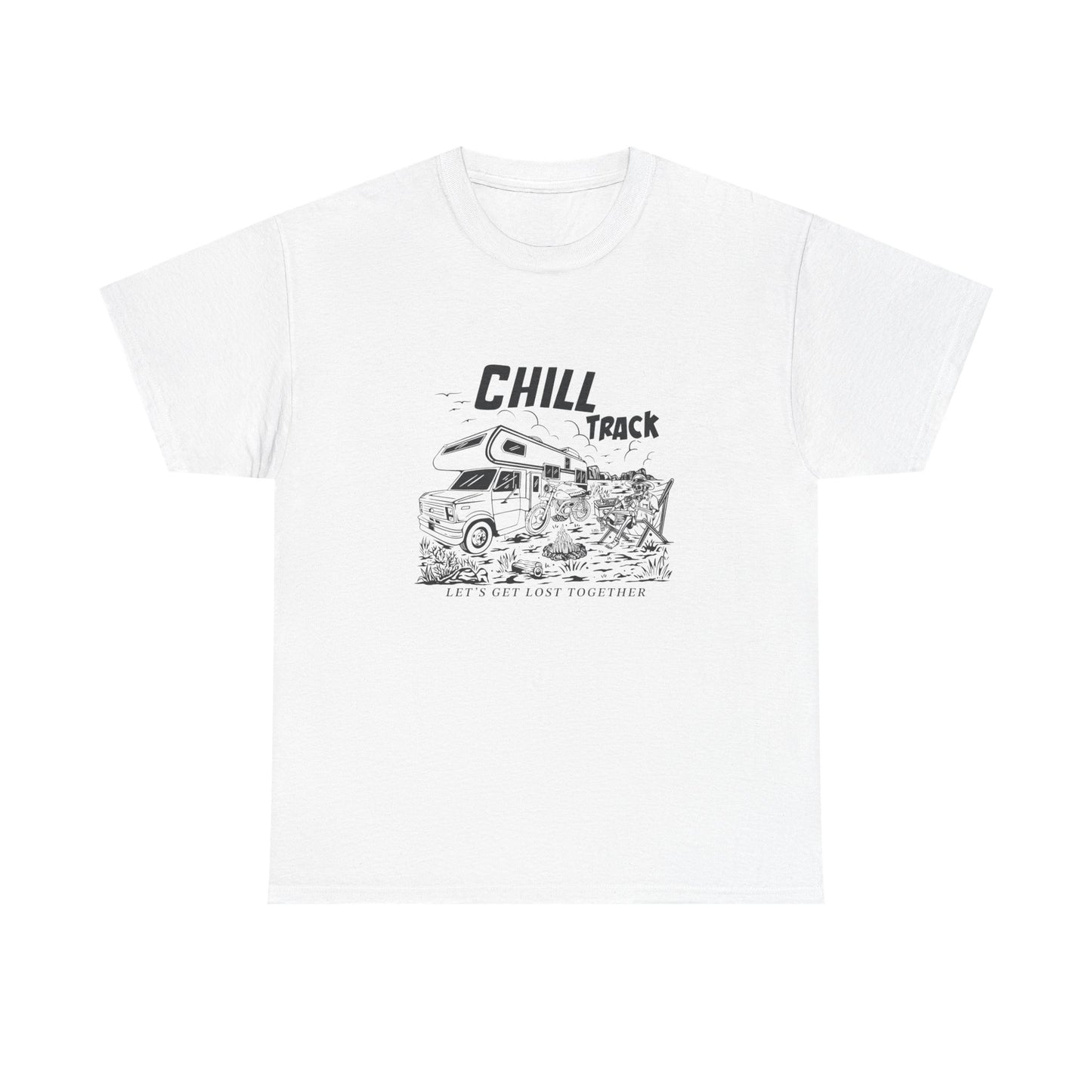 Lets Get Lost Together Chill Graphic T Shirt Unisex Heavy Cotton Tee