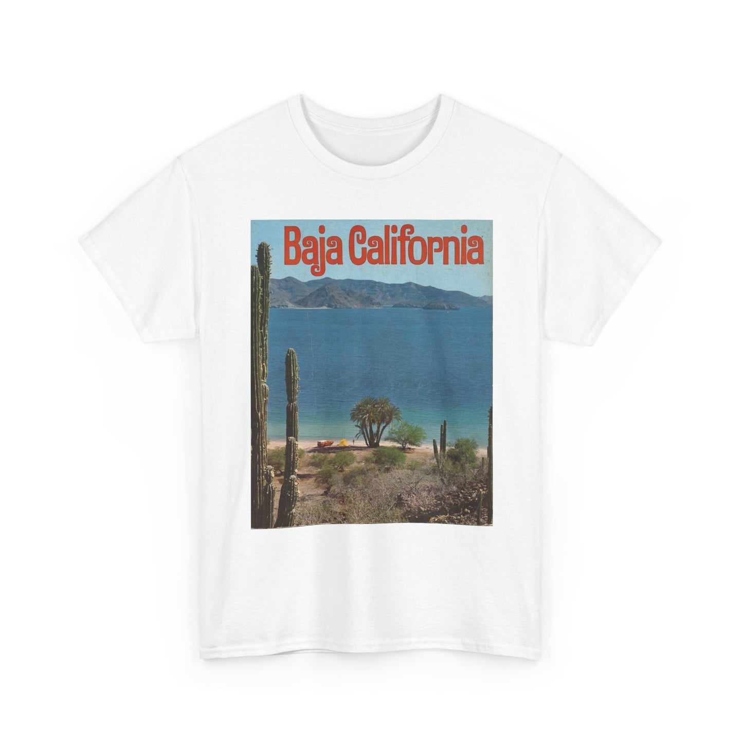 Baja California Graphic T Shirt Unisex Heavy Cotton Tee Gift