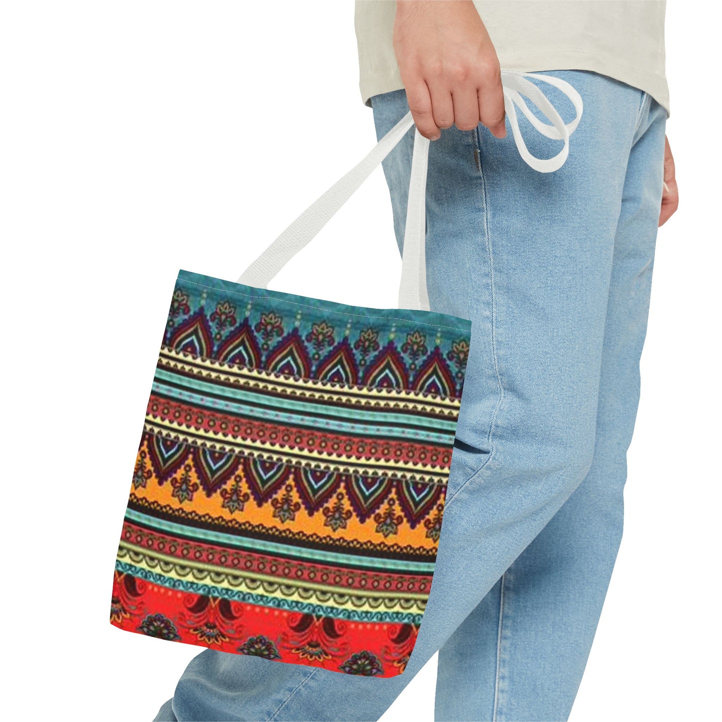 BRAND NEW WESTERN PRINT Multi Color TOTE BAG Fast Shipping (AOP) 44