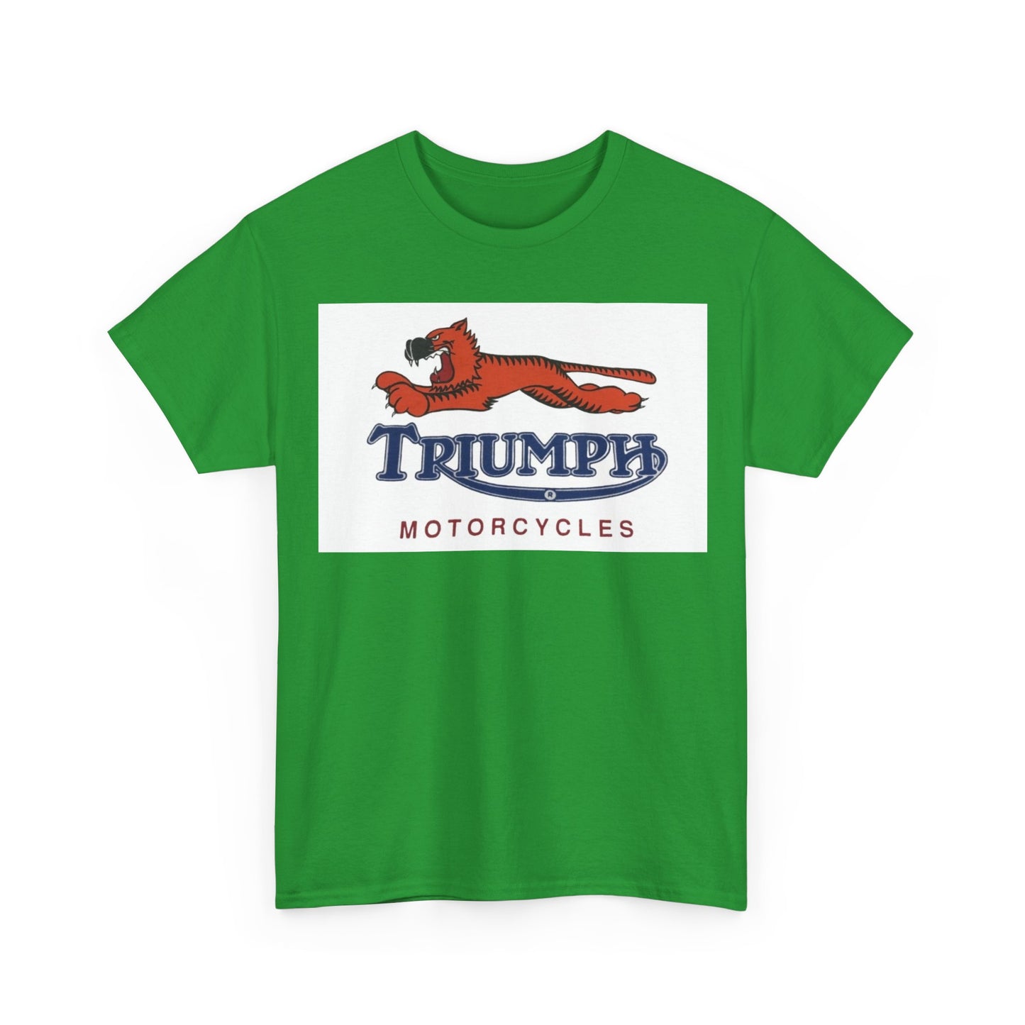 Triumph T-shirt vintage motorcycles nostalgia Tiger Unisex Heavy Cotton Tee