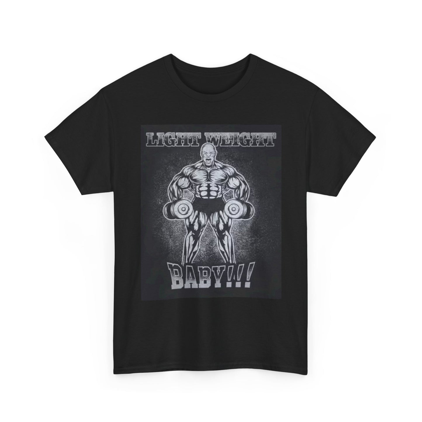 Lightweight Baby Bodybuilder Graphic Shirt Gym Unisex Heavy Cotton Tee Workout