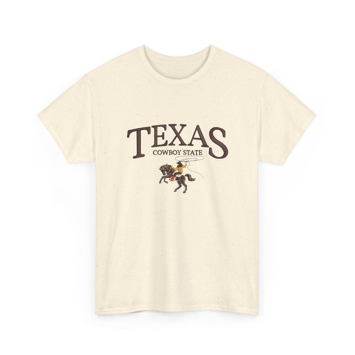 Texas Cowboy State Graphic T Shirt NEW Unisex Heavy Cotton Tee