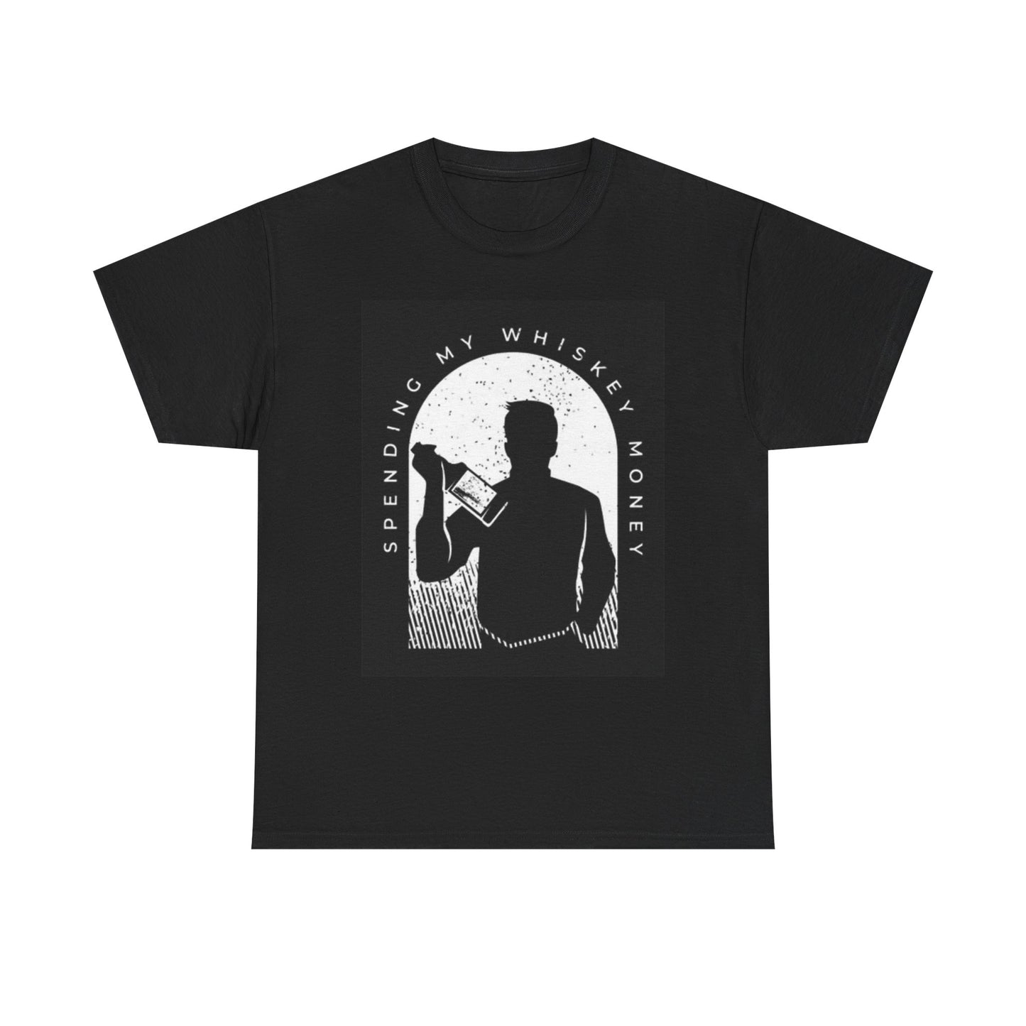 Spending My Whiskey Money Funny Shirt Graphic Unisex Heavy Cotton Tee