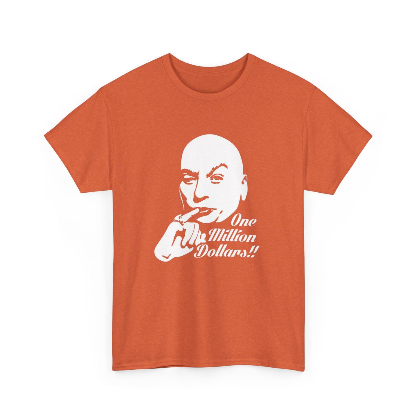 Dr Evil Funny Austin Powers Graphic T Shirt NEW Adult Unisex Heavy Cotton Tee