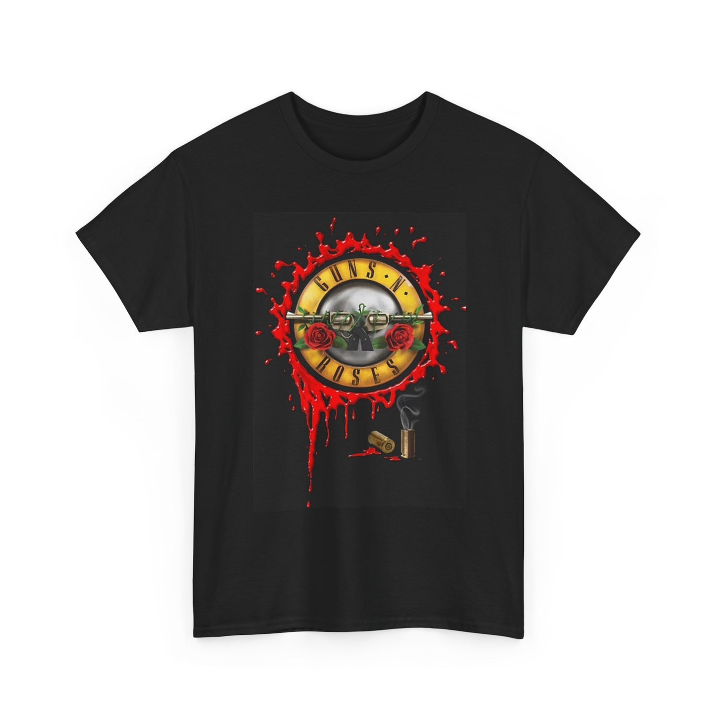 Guns And Roses Graphic T Shirt Vintage Rock Merch Unisex Heavy Cotton Tee