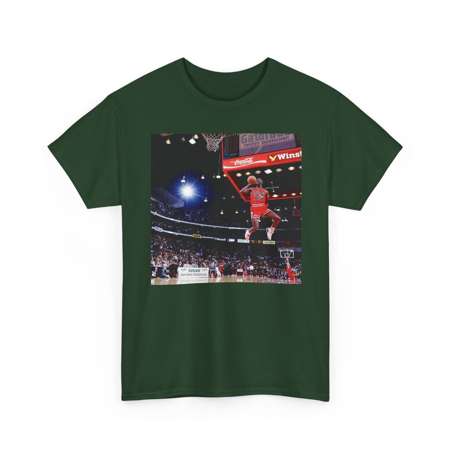 Michael Jordan Graphic T Shirt Retro Dunk Contest Unisex Heavy Cotton Tee