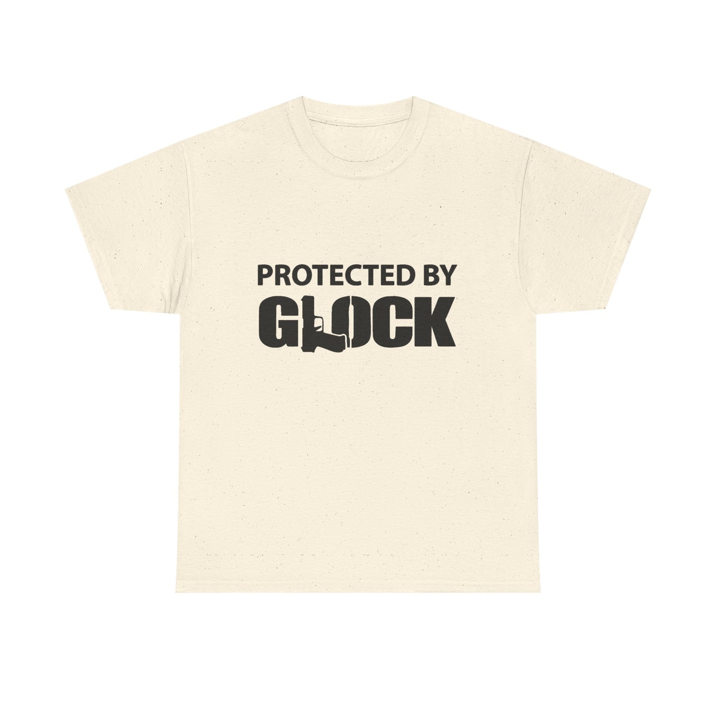 Protected By Glock Graphic T Shirt Unisex Heavy Cotton Tee NEW
