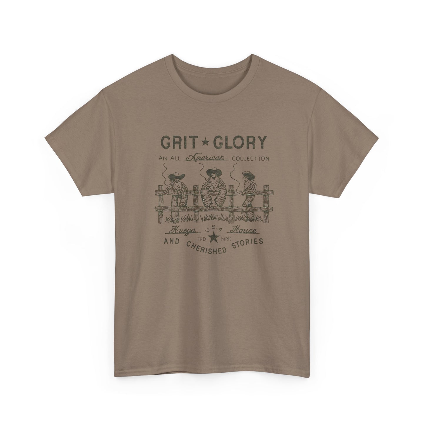 Grit And Glory Graphic T Shirt Unisex Heavy Cotton Tee