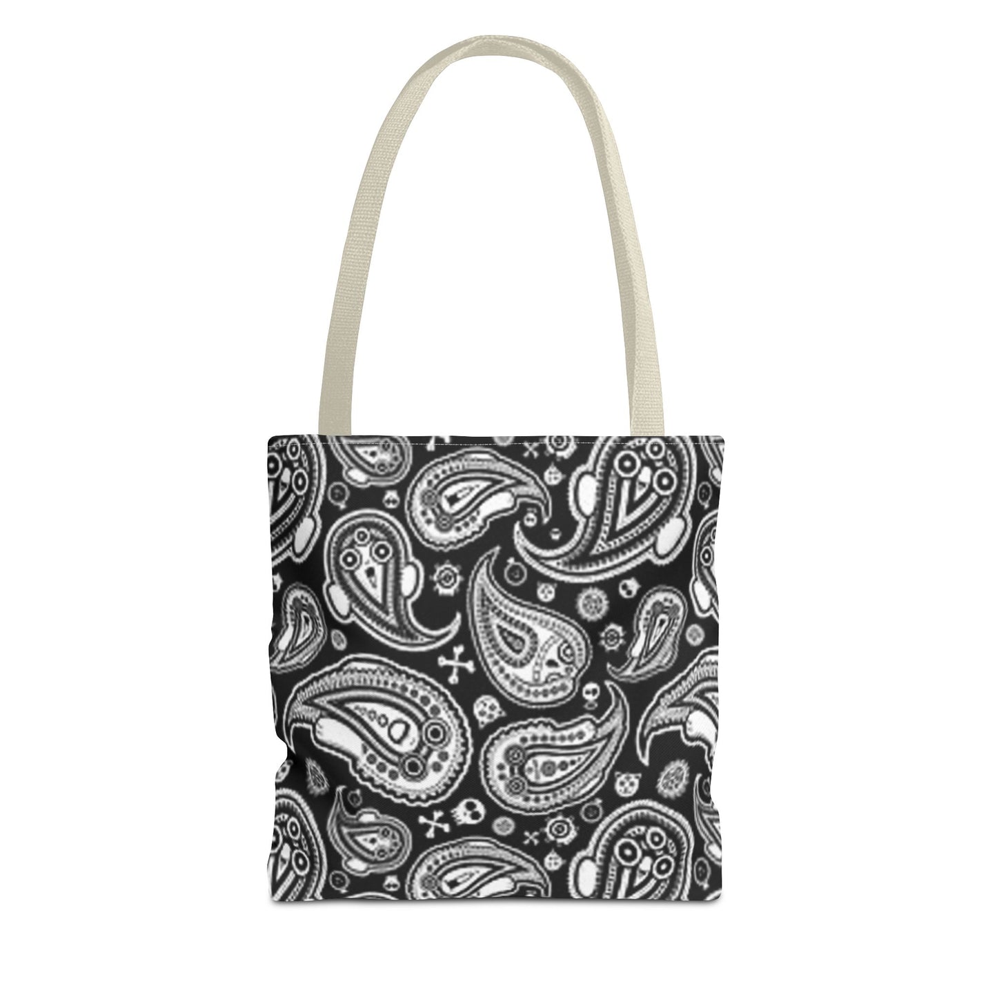 Black Paisley Multi Color BRAND NEW MODERN Tote Bag (AOP)