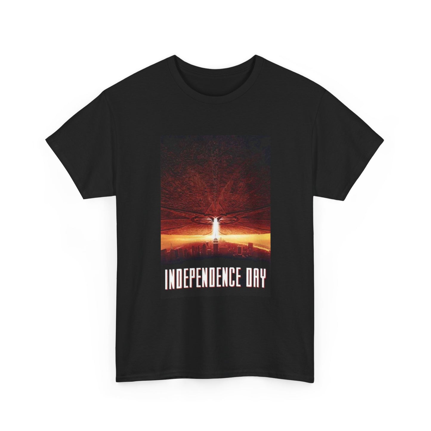 Independence Day Tshirt Vintage Retro Movie Poster Aliens Will Smith 90s Unisex