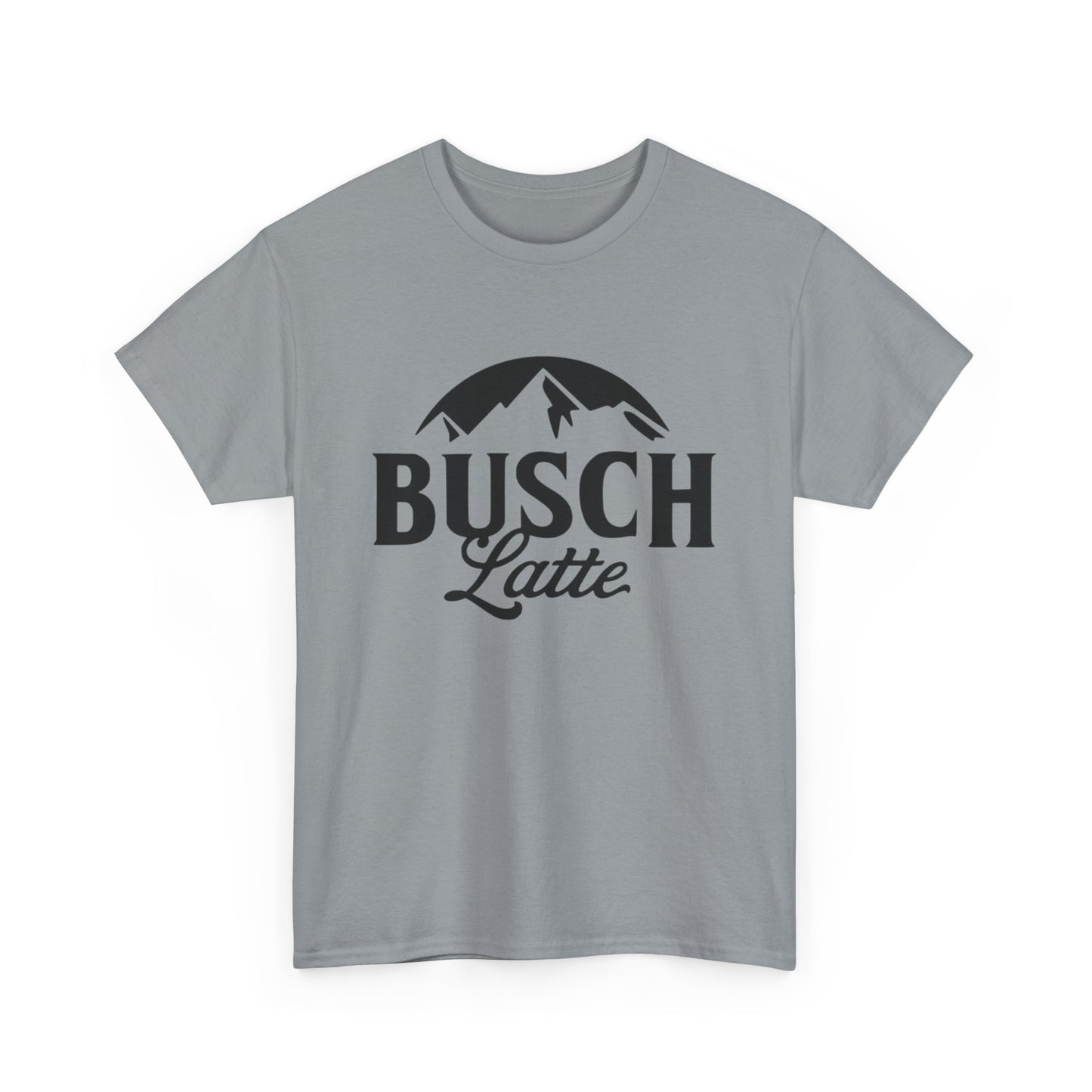 Busch Latte Funny Beer Graphic T Shirt Unisex Heavy Cotton Tee NEW