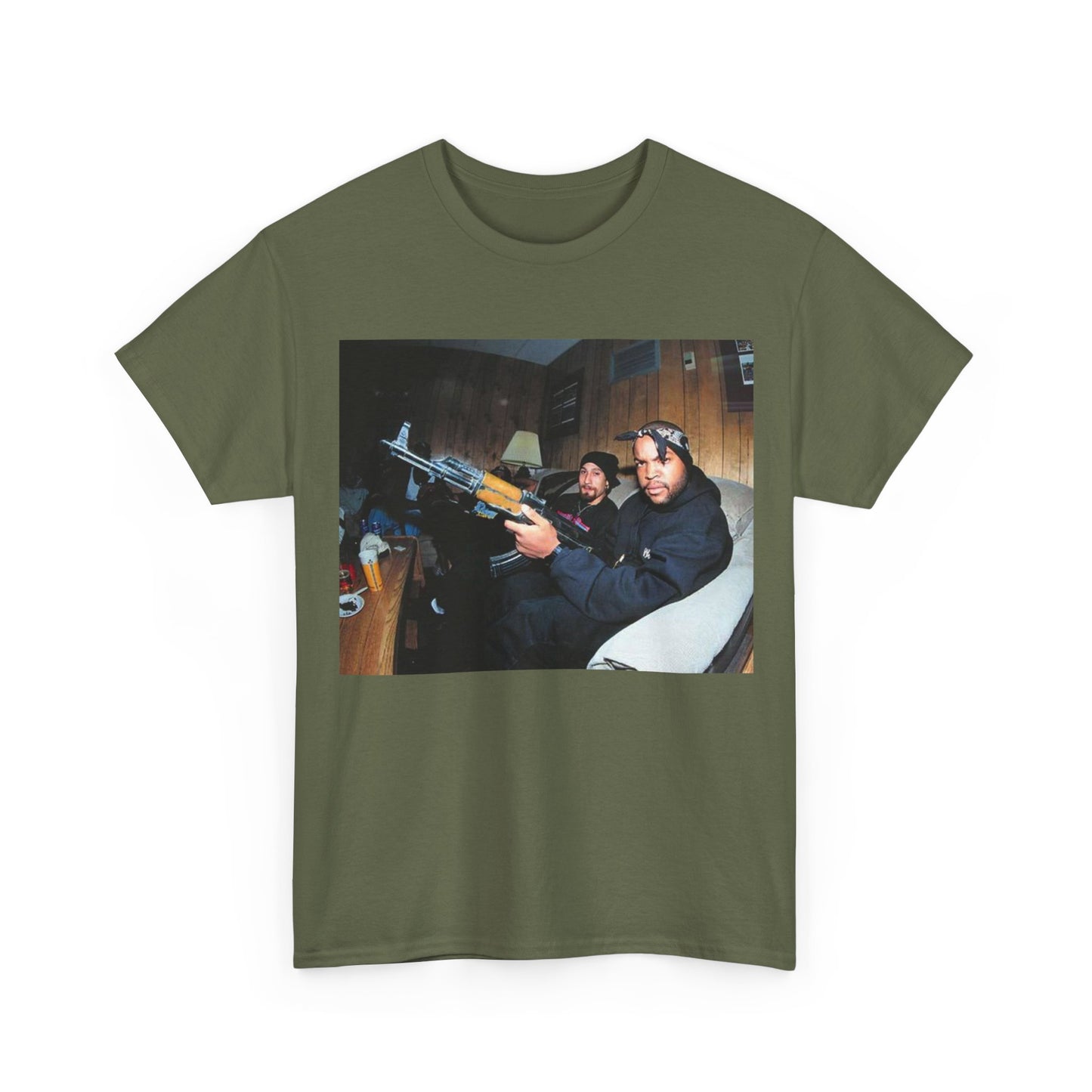 Ice cube T-shirt vintage 90s NWA California retro meme Unisex Heavy Cotton Tee