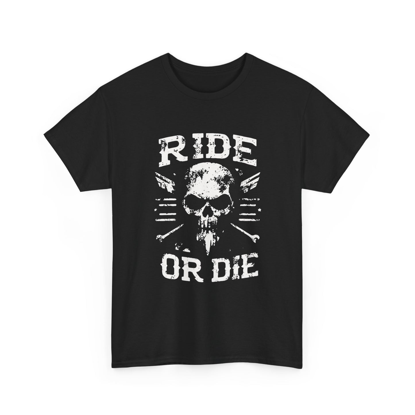 Ride Or Die Graphic T Shirt Unisex Heavy Cotton Tee