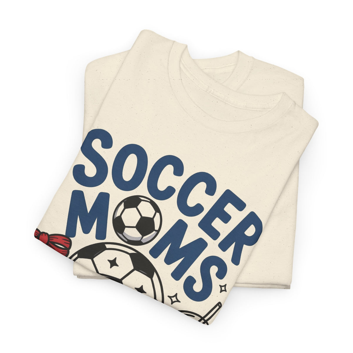 Soccer Moms Club Graphic T Shirt Women's Heavy Cotton Tee