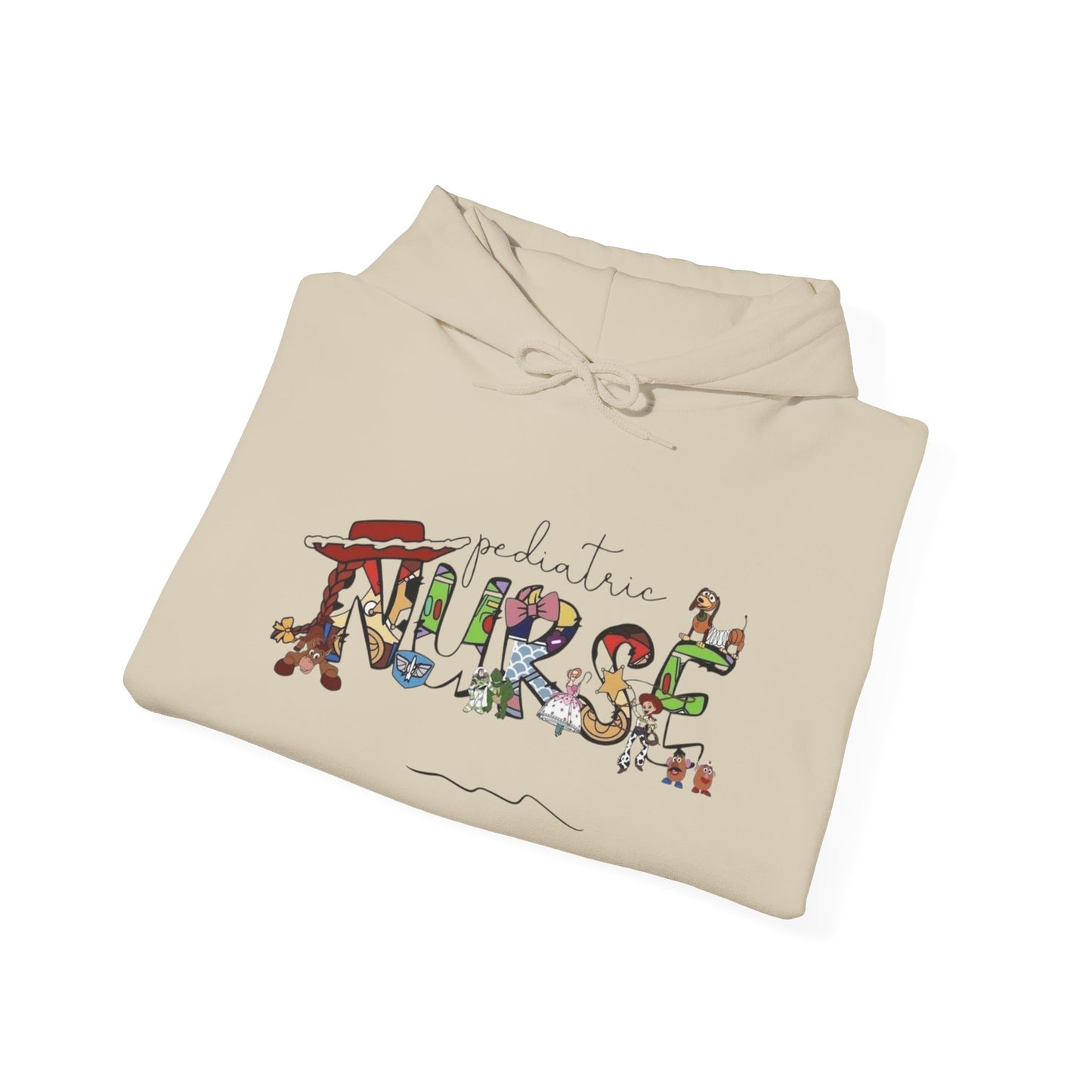 Pediatric Nurse Cute Graphic Hoodie Unisex Heavy Blend™ Hooded Sweatshirt