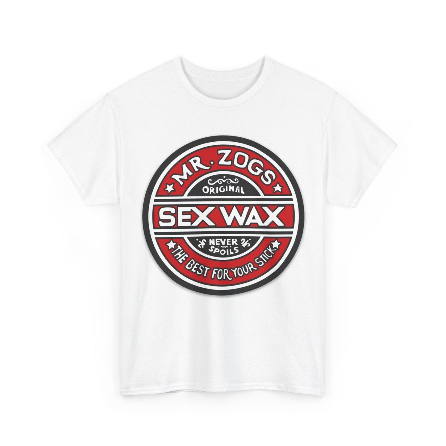 Mr Zogs Sex Wax Shirt Surfing Gear Charlies Angels Beach Unisex Heavy Cotton Tee