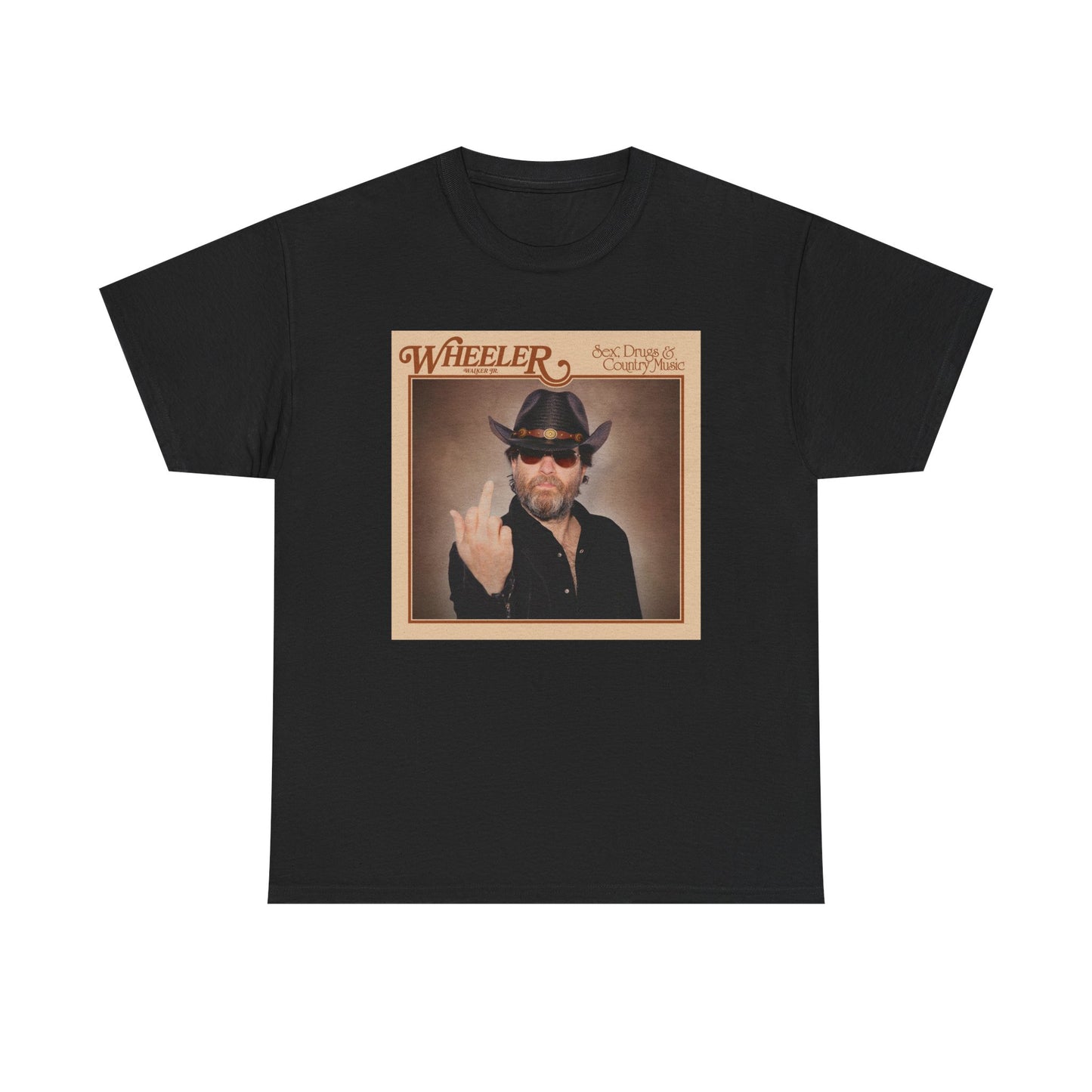 Wheeler Walker Jr Graphic T Shirt S-5XL Unisex Heavy Cotton Tee