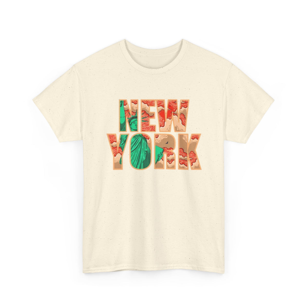 New York City Art Graphic T Shirt Men's Retro Heavy Cotton Tee