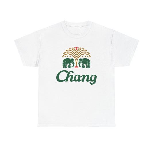Chang Beer Graphic T Shirt Vintage Unisex Heavy Cotton Tee