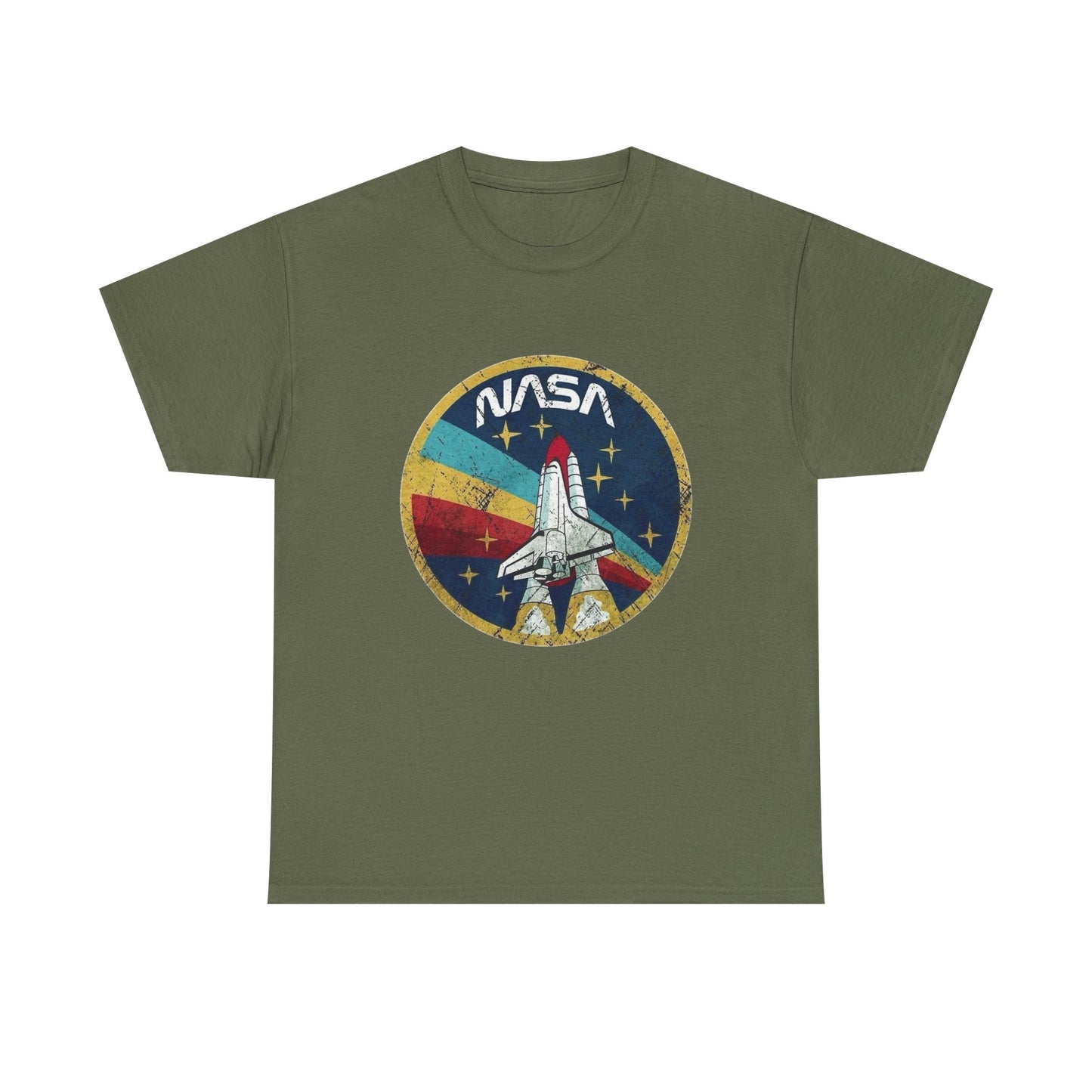 NASA Retro 90's Graphic T Shirt Unisex Heavy Cotton Tee