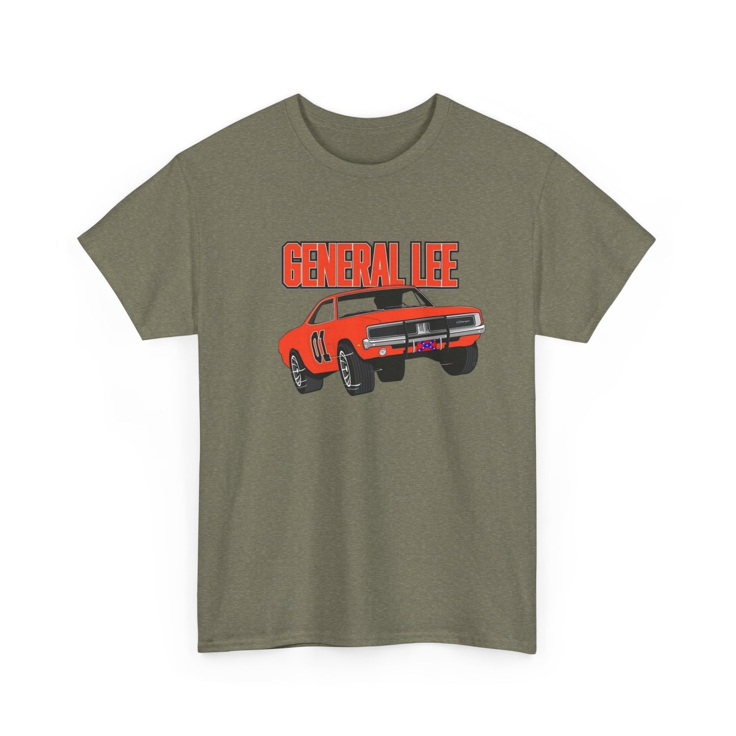 General Lee Charger Vintage Graphic T Shirt NEW ADULT