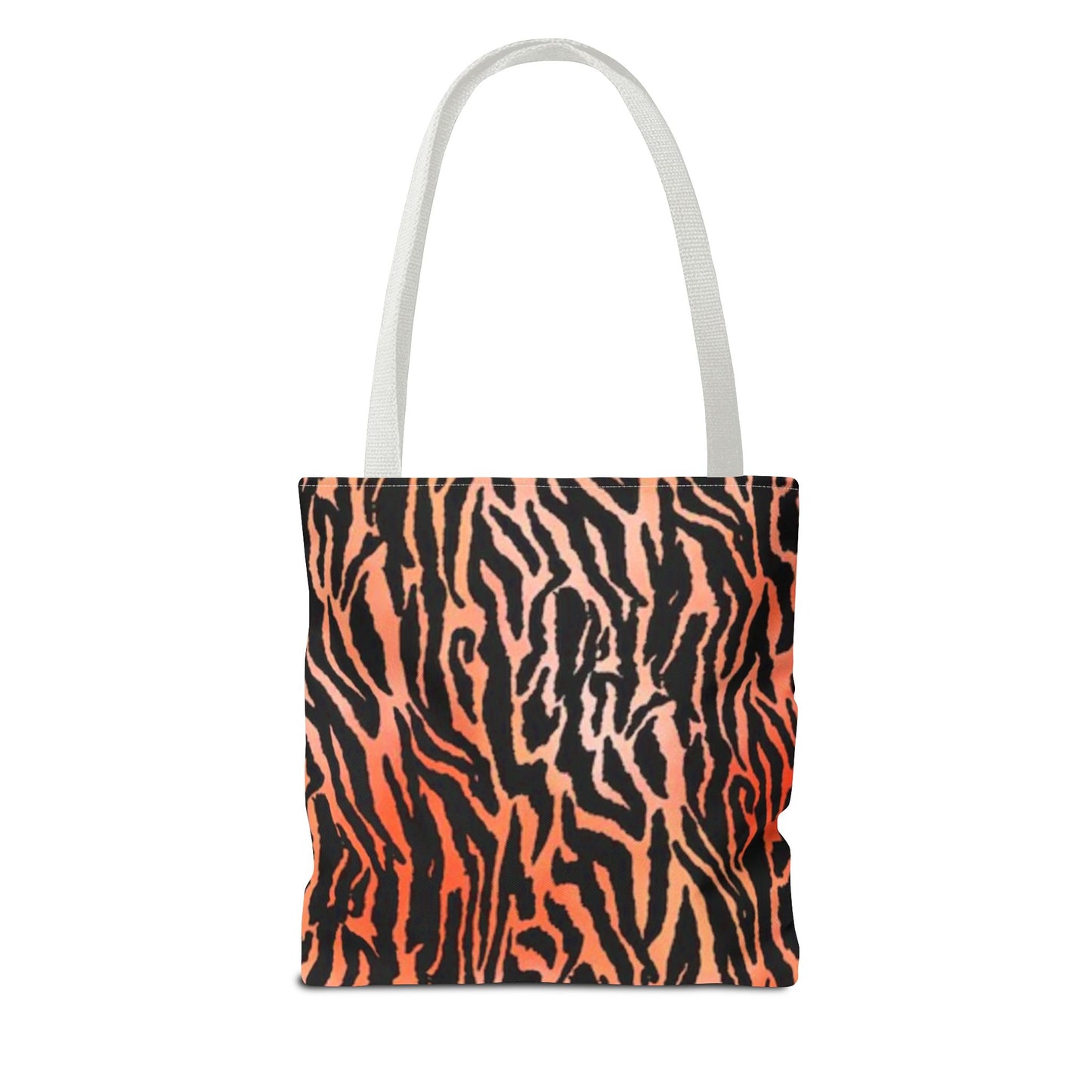 Orange Animal Print Tiger Multi Color Modern Hand Bag PurseTote Bag (AOP)