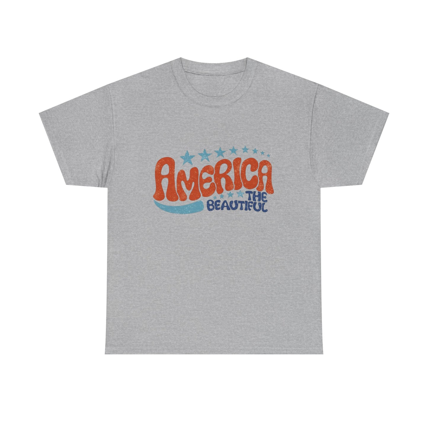 America The Beautiful Graphic T Shirt Adult New Tee