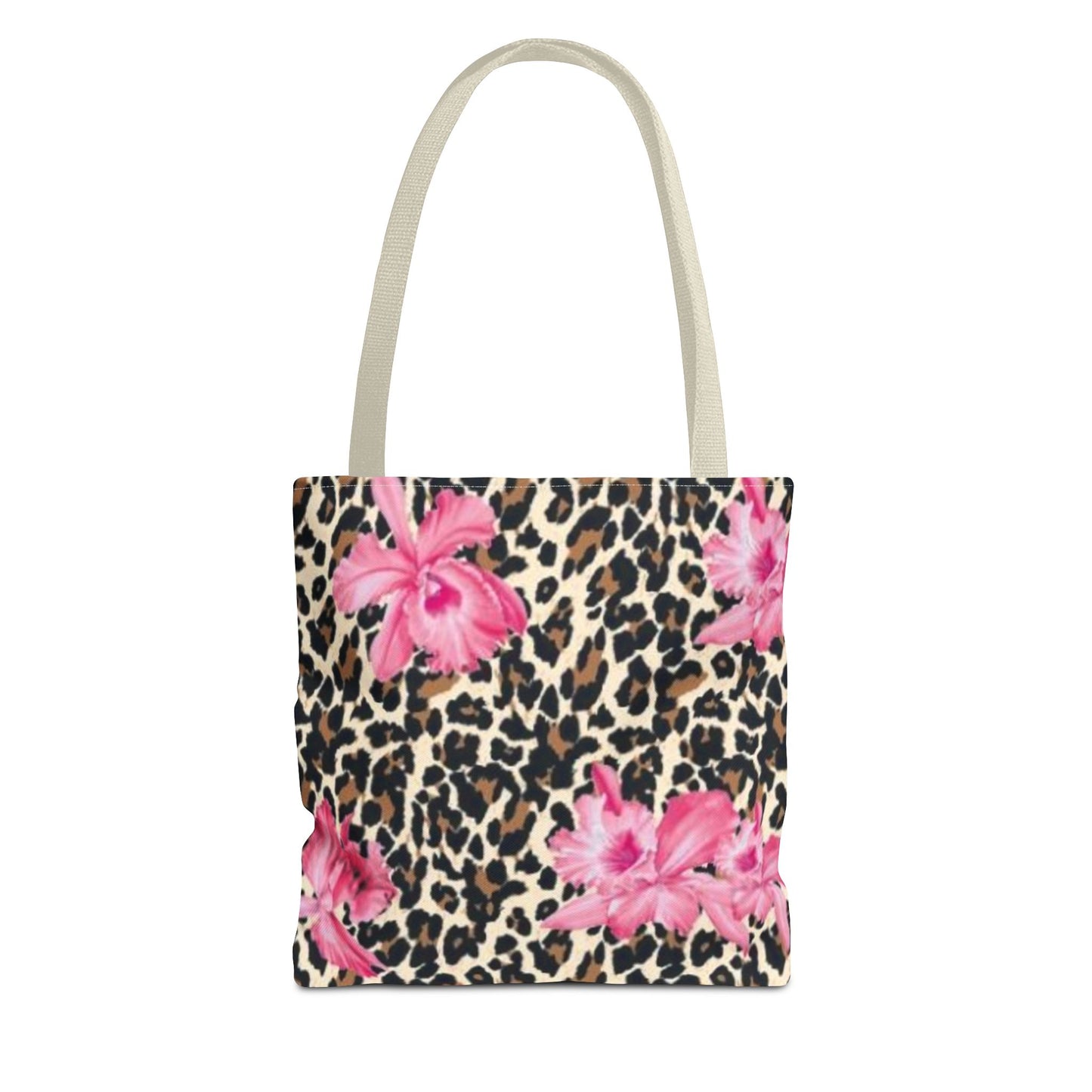 Cheetah And Flowers Hawaiian Multi Color Modern Hand Bag Purse Tote Bag (AOP)